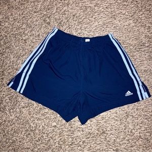 vintage adidas striped running shorts